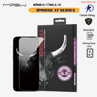 Miếng dán cường lực vát cạnh 3D iPhone 16 promax/ 16 Pro/ Iphone 17 Pro max/ 17 Pro Mipow Kingbull 3