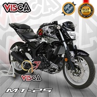 Stiker Decal Yamaha MT 25 OLD Dekal Mt 25 Striping Mt 25 Variasi Decal Mt 25 OLD Full Body HAYABUSA