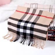 forada Burberry Cashmere Scarf Classic Plaid Style Luxury Winter Thin Scarves Best gifts