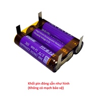 Khối Pin 12v 2200mah TIANLVN có mạch bảo vệ 3s 126v 40a cân bằng bán kèm sạc 3s 126v 2a - Limo