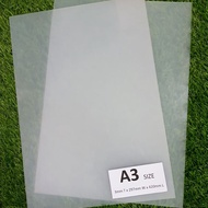 Plastic A3 Size Sheet 100% Polypropylene 3mm Thickness ( PP ) Material
