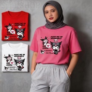 (Premium 230gsm) Kuromi Baju-T, T-Shirt, Female/Male T-Shirt