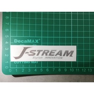 Sticker J-Stream Shoei Helmet Motor Spareparts Helmet Stiker