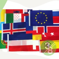 European Continent Country Mini Fabric Flag European Content Country Flag