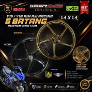 Y15/Y16 RIM SP500 AJI RACING 5 BATANG CUSTOM CNC HUB