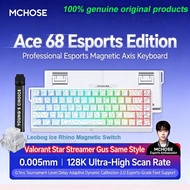 MCHOSE | MCHOSE Ace 60 68 Ace68 V2 Magnetic Switch Mechanical Keyboard Original 0.08ms RT0.001mm 256