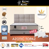 King Koil Prince 2.0 Azotic Topaz Mattress with Free Gifts