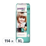 Bambo Nature 伴寶樂 Green 大容量褲型紙尿布 第5階段  XL  114片
