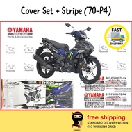Y15ZR V2 MONSTER ENERGY GP B17A DPBMC Cover Set Body With Stripe 100% HLY ( B17-F0000-70-P4 & B17-FG