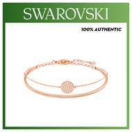 Swarovski Bracelets Ginger Bangle, Rose Gold Plating Bracelet Jewelry Collection, Clear Crystals Bangle Bracelets