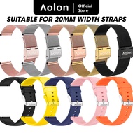 Aolon Original Strap Silicone Magnetic Steel Band for Smart Watch Q13 RUSH S (20mm/22mm)