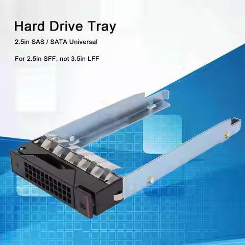 Tray 2.5in Hard Drive Tray SAS/SATA Universal ABS for Lenovo RD650 RD550 RD450 RD350 TD350 SAS Hard 