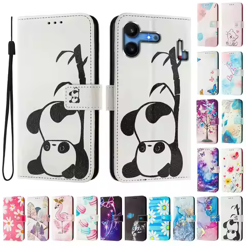 Coloured Drawing Wallet Case for Nothing Phone 4B 4A 4A Pro 3 3A 3A Pro 3A Lite CMF 2 Pro 1 2A Plus