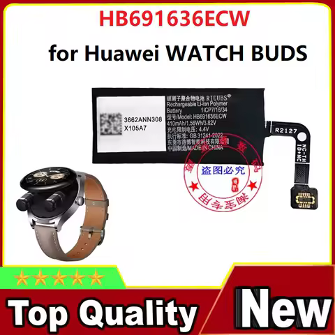 410mAh HB691636ECW For Huawei WATCH BUDS Watch Headphone Battery
