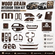 dac anh40 Alphard vellfire 2023-2026 high spec oem series color wooden interior car accessories