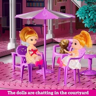 Villa Playset for Girls Ages 3-7, Indoor Playset