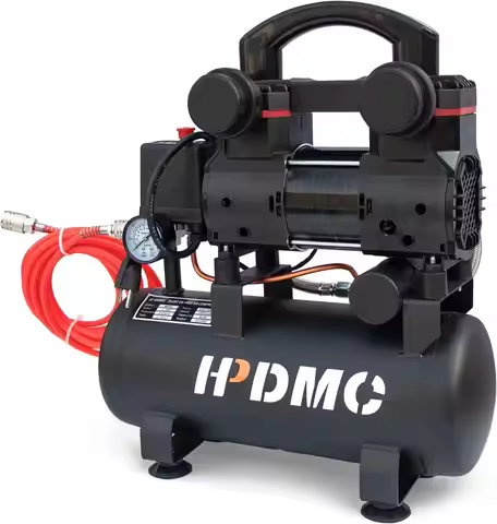 Oil-less Air Compressor 110V/1Ph 115psi Portable Air Compressor 2.5CFM with 2.5 Gal Tank for Worksho