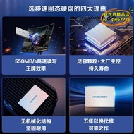 【樂淘】移速固態512g 1t 2t桌上型電腦筆記型電腦ssd sata3接口256g 128g