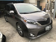 TOYOTA Sienna 3.5 SE 僅跑8萬 一手車 原鈑件 黑內裝 SE運動版 豪華8人座休旅 空間大超舒適