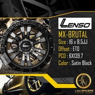 Lenso MX-Brutal 16 x 8.5JJ 6X139.7  SATIN BLACK