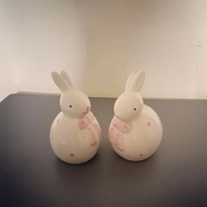 陶瓷兔子胡椒鹽罐一組