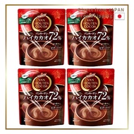 [Japan Import] Van Houten High Cacao 72% Cocoa Powder 190g ×4 Bags | 720mg Polyphenols, 5.7g Fiber p