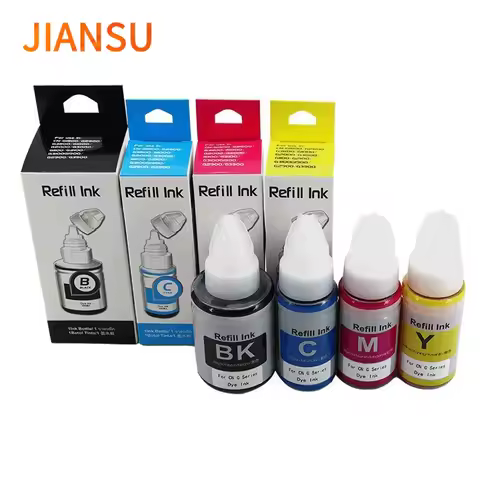 4Color GI490 Dye Ink Compatible Refill Tintas Ink For Canon Pixma G1400 G1410 G1411 G2400 G2410 G241