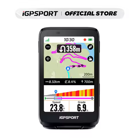iGPSPORT BiNavi Touch-screen GPS Bike Computer Comprehensive Bike Navigator 35-Hour Battery Life Bic