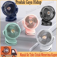 15000MAH KIPAS ANGIN JEPIT PORTABLE 6 "TENAGA USB DENGAN 4 KECEPATAN UNTUK STROLLER BAYI 10000MAH/KI