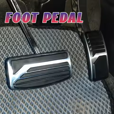 AT Car Pedal Pad Cover For Mitsubishi Outlander 2019 Pajero 3 4 Lancer X Eclipse Cross Fuel Brake Cl