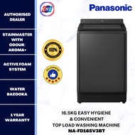 Panasonic [Ready Stock] 16.5kg Easy Hygiene & Convenient Top Load Washing Machine NA-FD165V3BT