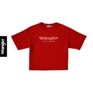 WRANGLER เสื้อยืดแขนสั้นผู้หญิง คอลเลคชั่น Legend Of Wrangler Cropped รุ่น WR S124WTSSN05