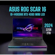2024 ASUS ROG STRIX SCAR 16 G634J MINI LED | I9-14900HX | 32GB & 2TB SSD | RTX 4080 12GB | 16" QHD N