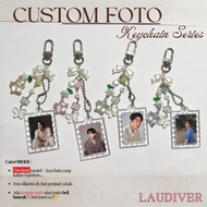 GANTUNGAN Custom Photo Bag Hanger Custom Photo Keychain/ - Bag Hanger Photo Keychain Photo Bagcharm/