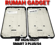 FRAME TULANG TENGAH/DUDUKAN LCD INF X626/X627/SMART 3 PLUS/S4 BLACK