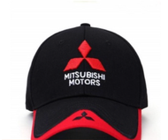 Mũ Lưỡi Trai Nón kết Thêu Logo Mitsubishi Motor Racing F1 cho xe hơi ô tô Xpander Outlander Mirage