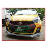 Perodua Myvi Icon SE (2015 Facelift) GU Style Front Skirt Skirting Lower ABS Plastic Body Kit (With 