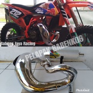 Exhaust kawasaki KR 150 krr 150 krz 150 ninja 2 stroke trail model ktm chrome plate