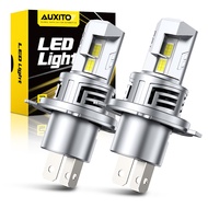 AUXITO 2ชิ้น M6S 120W 22000LM H4รถไฟหน้ารถมอเตอร์ไซค์แบบ LED 9003สว่างมาก HB2ไฟหน้ารถไฟหน้ารถ6500K ส