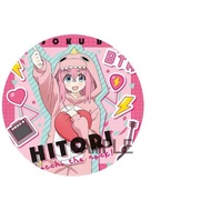 Bandai | Anime Bocchi The Rock Badge Set Ijichi Nijika Yamada Ryo Kita Ikuyo Gotou Hitori Keychain P