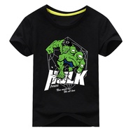 New Boys Girls HULK Short Sleeve T-Shirt Tee Tops Children Costume Cosplay Clothes Kids Incredible Hulk Tees