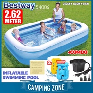 Bestway 54006 Inflatable Swimming Pool Kids Family Kolam Mandi Renang Budak Murah Besar Outdoor Infl