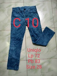 kode:C10/PL celana panjang/PL celana korduroy/celana cewek second/celana panjang/pakaian cewek cowok