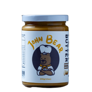[John bear] 無糖花生醬 (340g/罐) (全素)- 2入組
