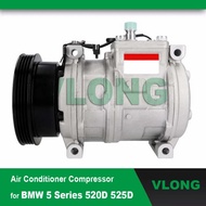 6SBU14C AC Compressor For BMW  5 E60 520 D 2003 2010 E88 2008 2003 W0133-1910284 47260-1853 47260185