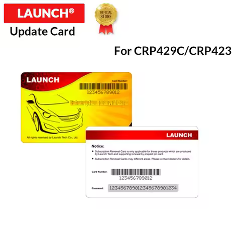 LAUNCH Pin card software update card support for X431 CRP429C / X431 CRP423 / CRP909 / CRP909E / CRP