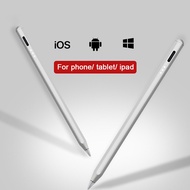 Universal Stylus Pen ปากกาสัมผัสหน้าจอสัมผัสแบบ Capacitive ดินสอสำหรับ iPad Pro Air 3 Mini 4 Stylus สำหรับ Samsung Huawei แท็บเล็ต IOS/โทรศัพท์ Android JT19 white One