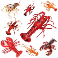Simulation Animal Seafood Model Plastic Large Small Boston Lobster Crab Ocean Early Education Cognit