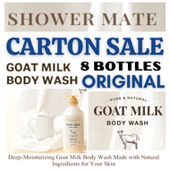 ShowerMate Goat Milk Body Wash Original 800ml Carton Sale (8 Bottles) x Made in Korea x Expiry Date 30.40.2026