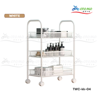 OTOMO Trolley Rack Metal Steel Trolley Storage Rack Rak Troli Beroda Rak Ikea Rak Serbaguna